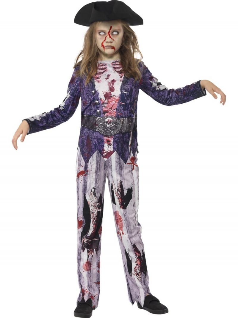 Jolly Rotten Pirate Girl Children's Halloween Fancy Dress Costume