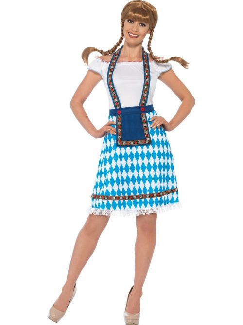 Bavarian Maid Ladies Fancy Dress Costume