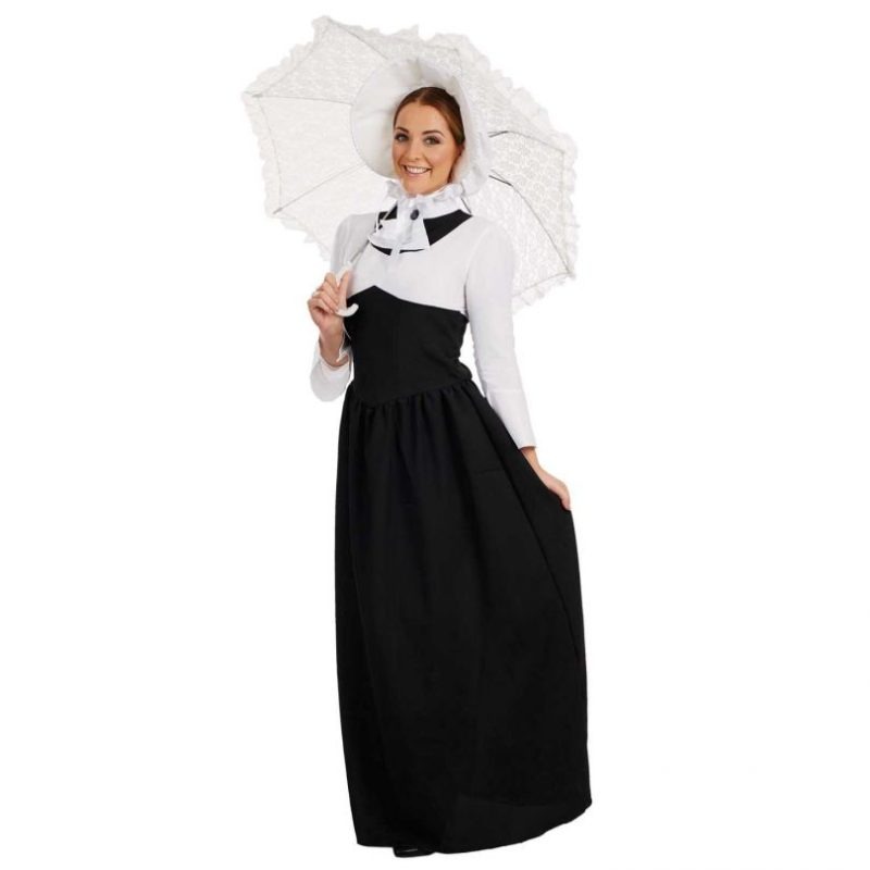 Victorian Woman (Poppins) Ladies Fancy Dress Costume