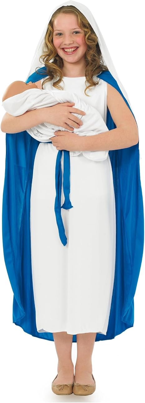 Mary Children's Christmas Fancy Dress Costume
