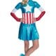 Marvel Captain America Hoodie Dress Children's Fancy Dress Costume