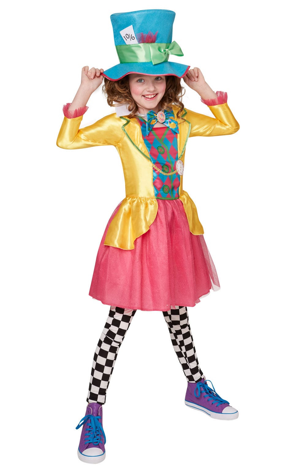 Disney's Alice in Wonderland Mad Hatter Girl Children's Fancy Dress