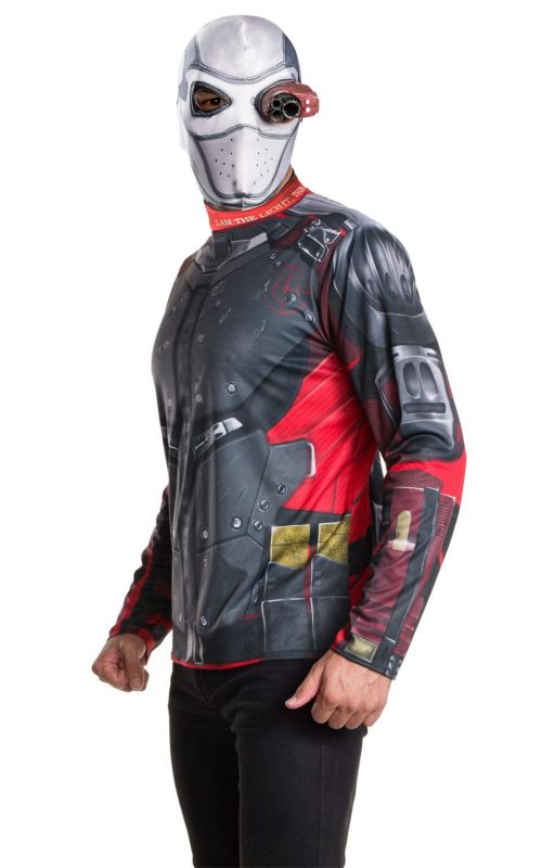 Suicide Squad Deadshot Costume Kit Men's Fancy Dress Costume