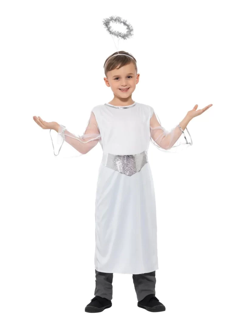 Angel Childrens Christmas Fancy Dress Costume - Image 2