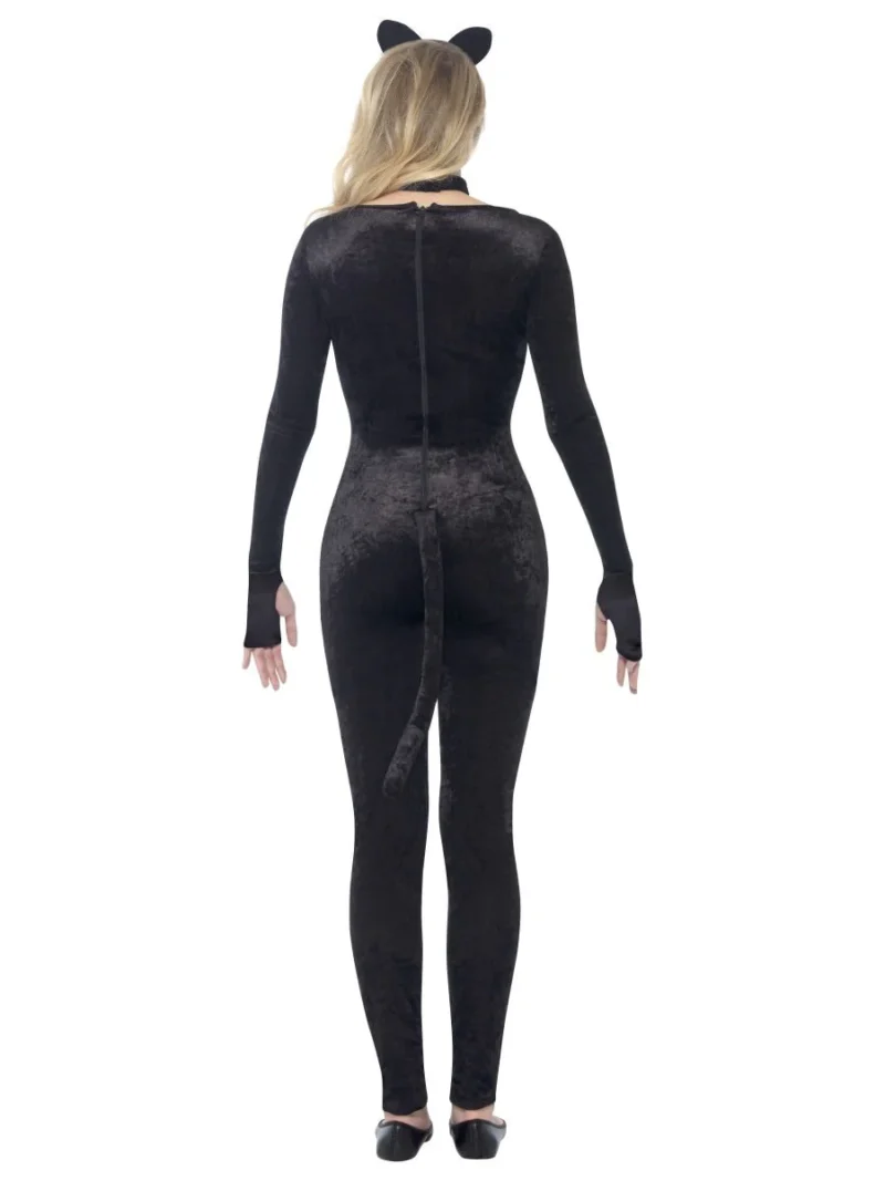 Cat Jumpsuit Young Adult Halloween Fancy Dress Costume - Image 3