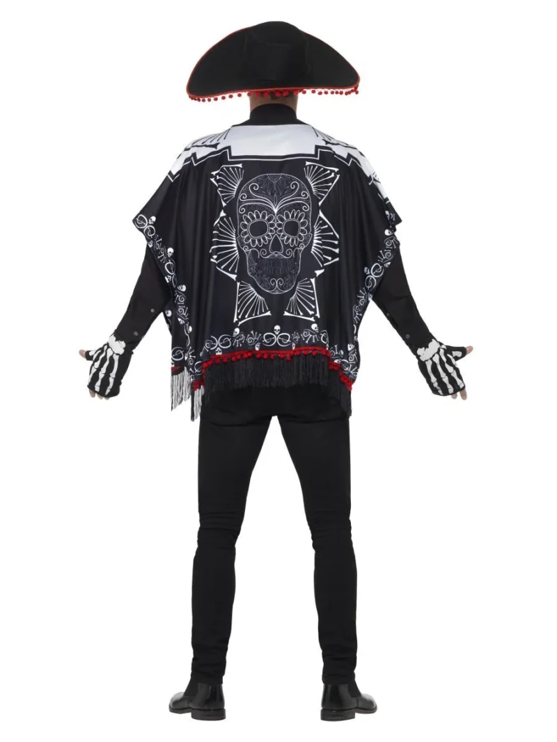 Day of the Dead Bandit Men's Halloween Fancy Dress Costume - Image 4