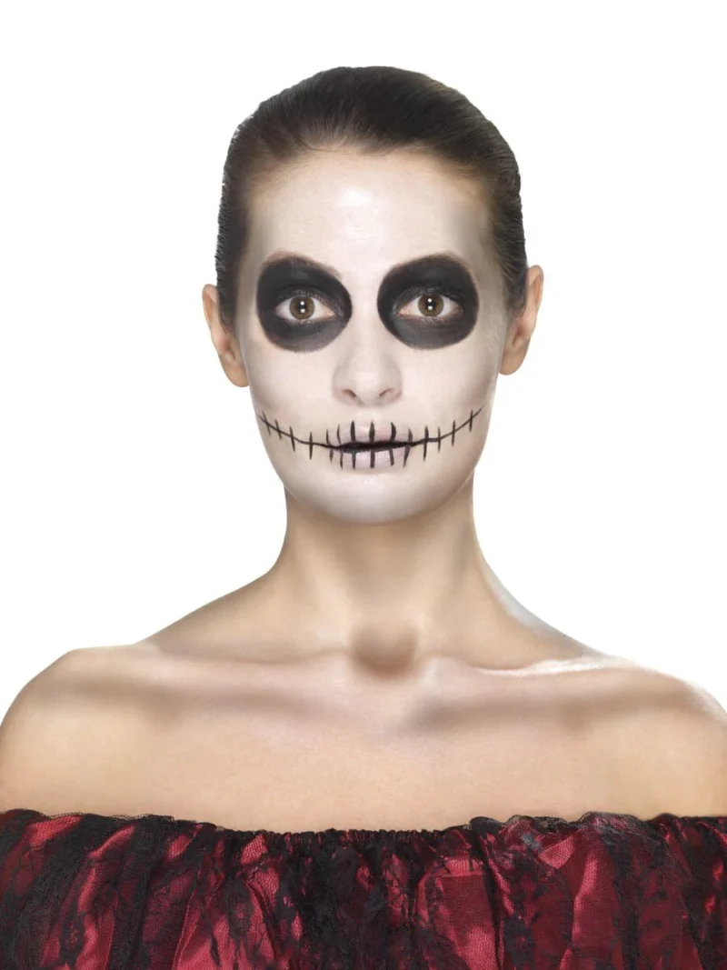 Day of the Dead Face Tattoo Transfers Kit - Image 3