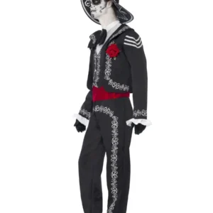 Day of the Dead Senor Bones Halloween Fancy Dress Costume - Image 2