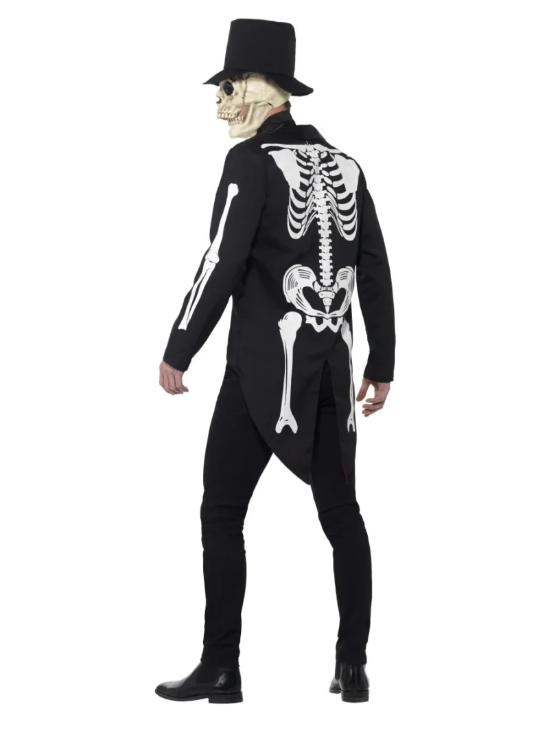 Day of the Dead Señor Skeleton Men's Halloween Fancy Costume - Image 2