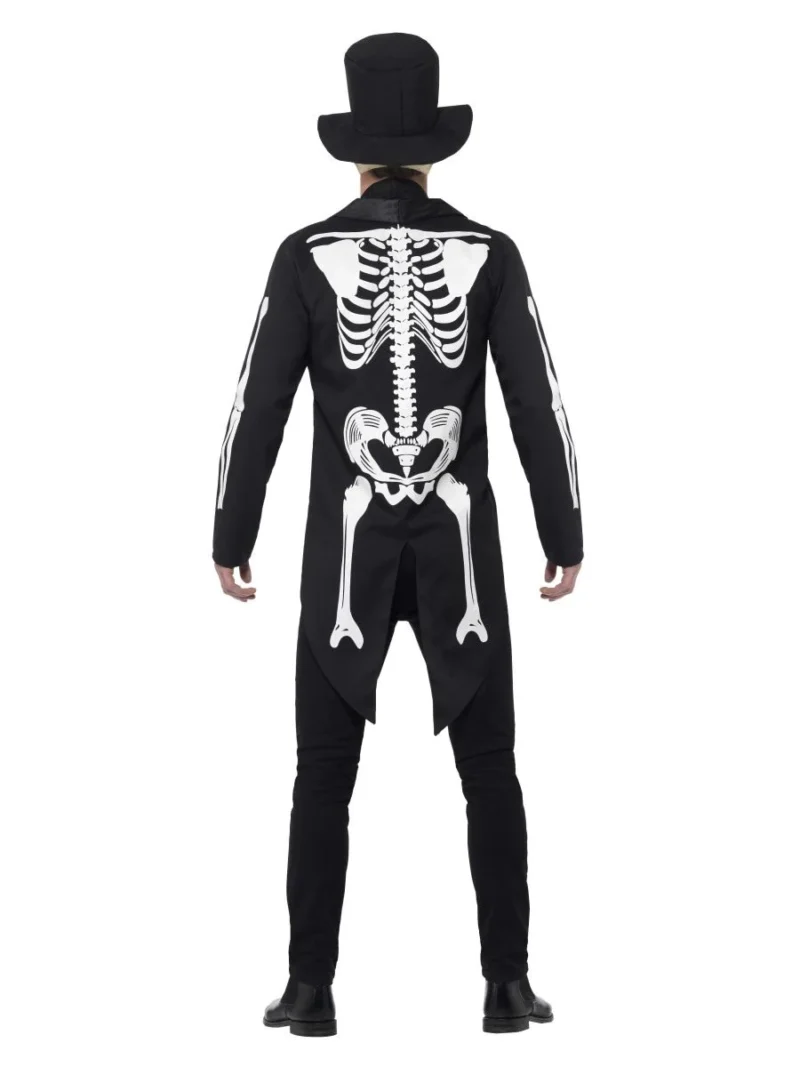 Day of the Dead Señor Skeleton Men's Halloween Fancy Costume - Image 3