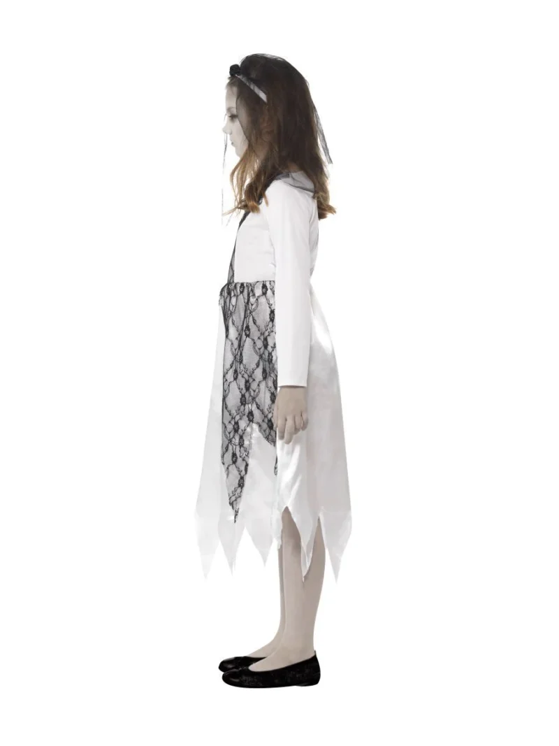 Ghostly Bride Children's Halloween Fancy Dress Costume - Image 2