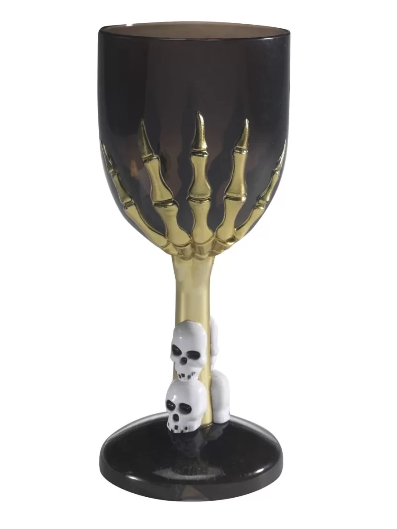 Gothic Wine Glass Black