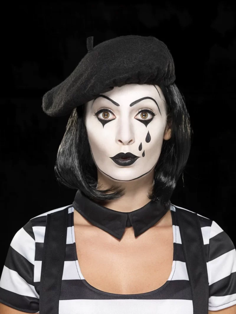Mime Artist Ladies Fancy Dress Costume - Image 2
