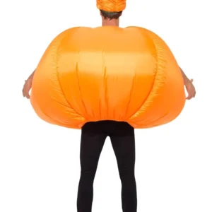 Inflatable Pumpkin Halloween Mens Fancy Dress Costume - Image 2