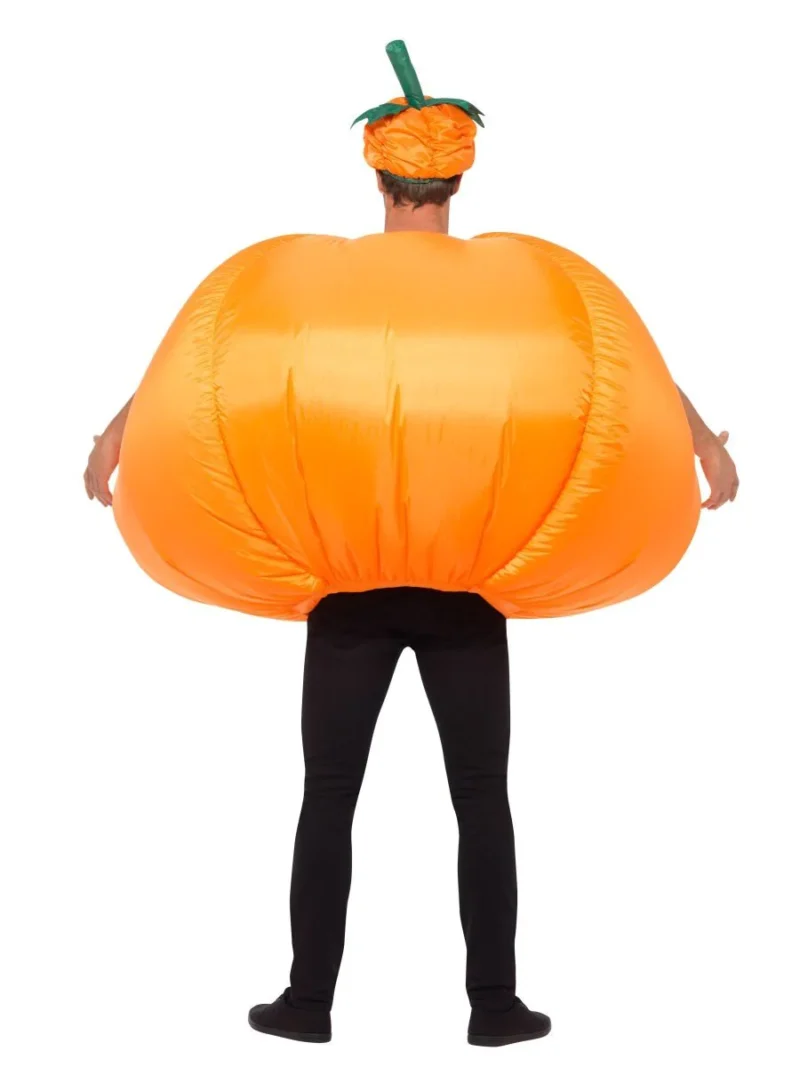 Inflatable Pumpkin Halloween Mens Fancy Dress Costume - Image 2