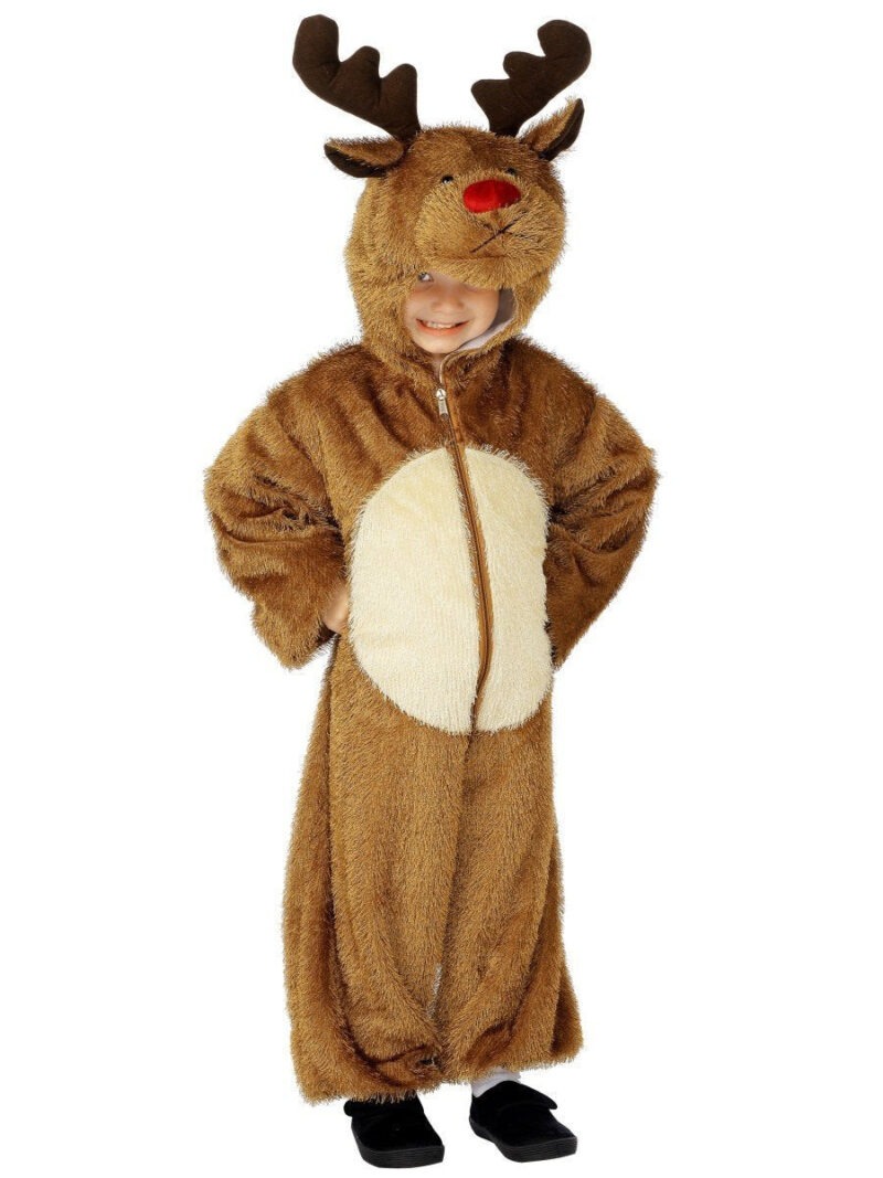 Reindeer 4-6 Years Childrens Christmas Fancy Dress Costume - Image 2