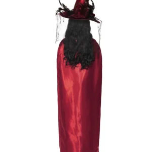 Deluxe Reversible Vampire/Devil Red Black Cape - Image 3