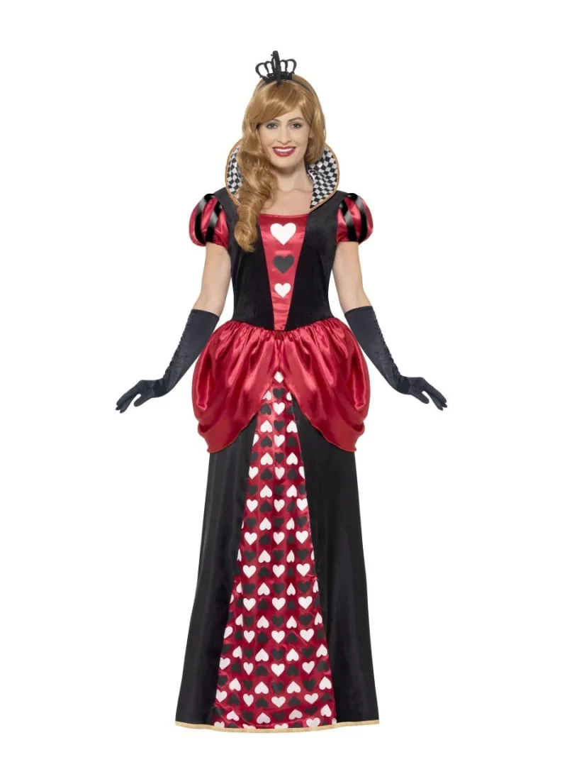 Royal Red Queen (Wonderland) Ladies Fancy Dress Costume - Image 2