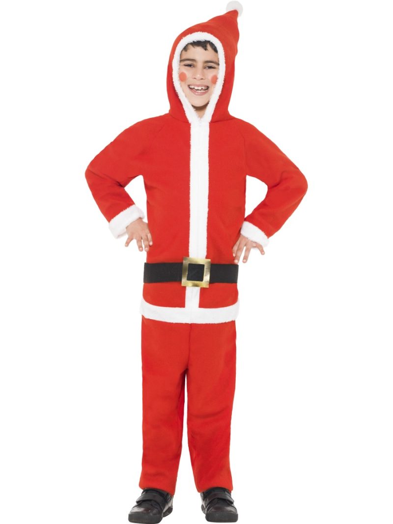 Santa Boy (ONESIE) Children's Christmas Fancy Dress Costume