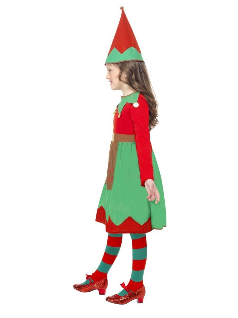 Santa's Little Helper Children's Christmas Fancy Dress Costume - Image 2