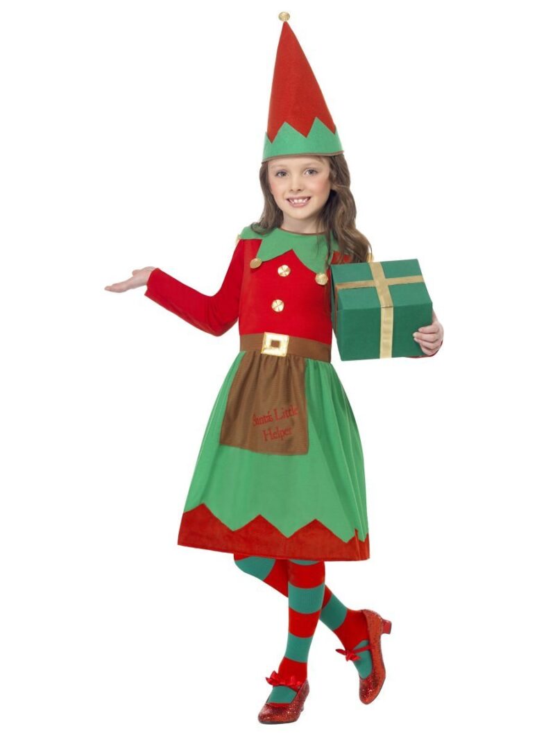 Santa's Little Helper Children's Christmas Fancy Dress Costume