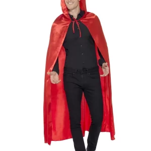 Red Long Hooded (Red Riding Hood) Cape - Image 2