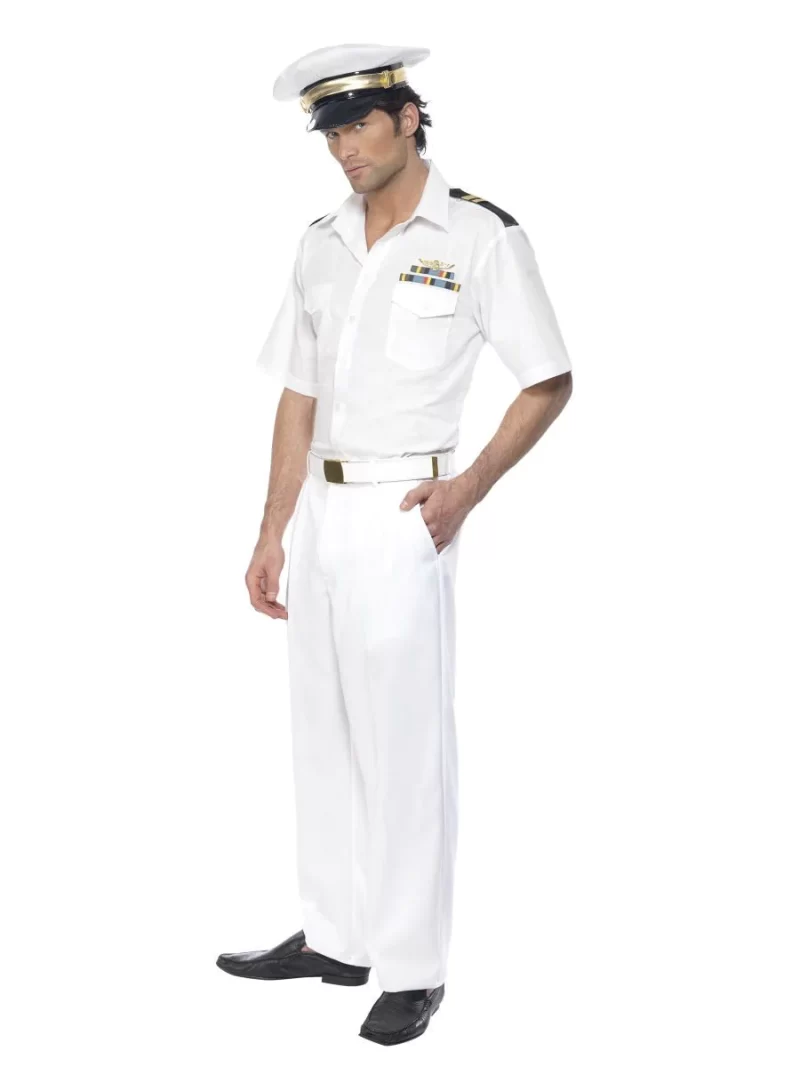 Top Gun Captain Men's Fancy Dress Costume - Image 2