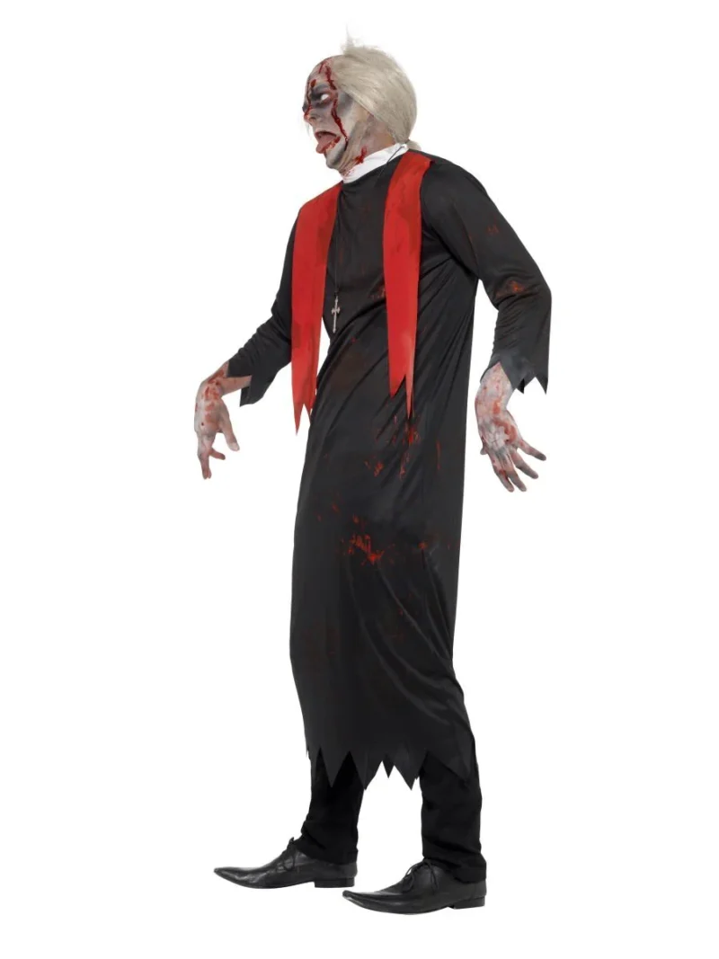 Zombie High Priest Men's Halloween Fancy Dress Costume - Image 2