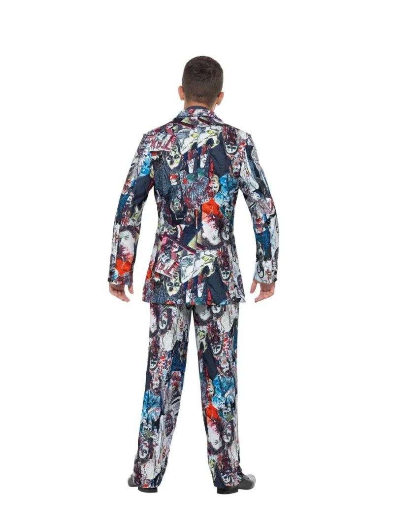 Zombie Standout Suit Young Adult Fancy Dress Costume - Image 2