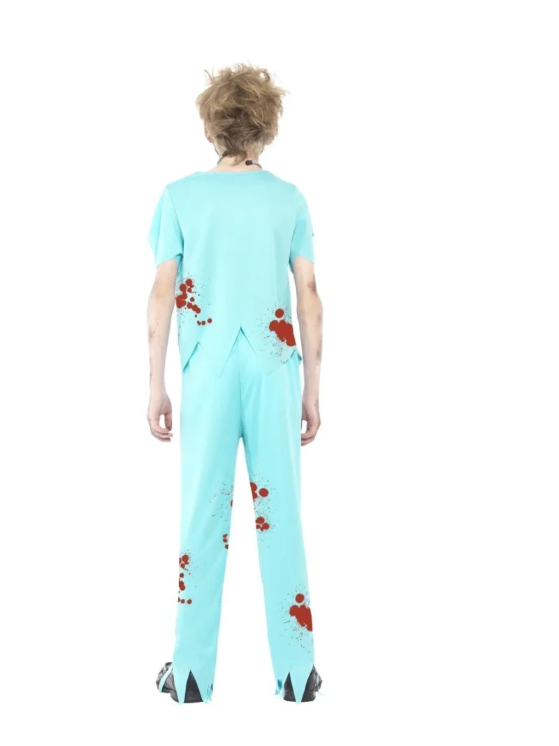 Zombie Surgeon Children's Halloween Fancy Dress Costume - Image 3