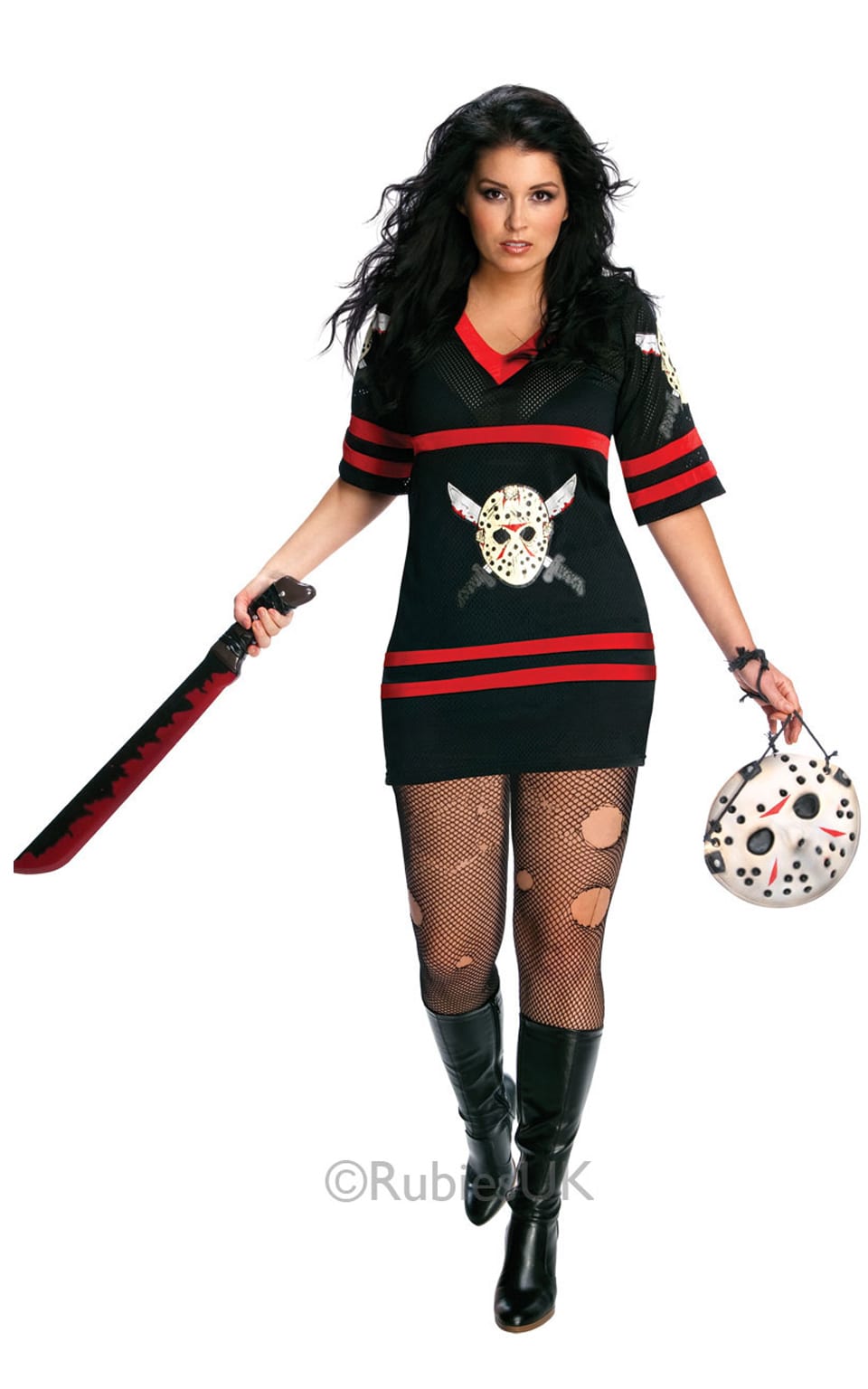 Friday the 13th Miss Plus Size Ladies Fancy Dress Costume