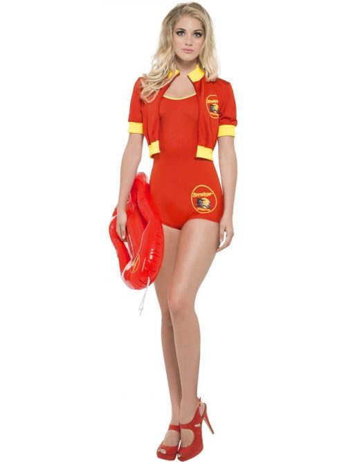 Baywatch Lifeguard Ladies Fancy Dress Costume