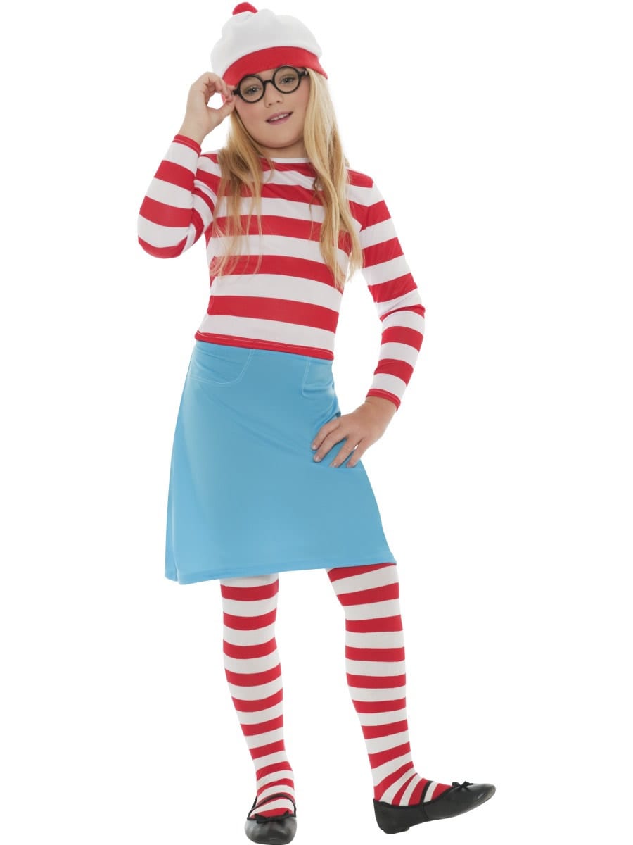 Where's Wally? Wenda Girl Children's Fancy Dress Costume