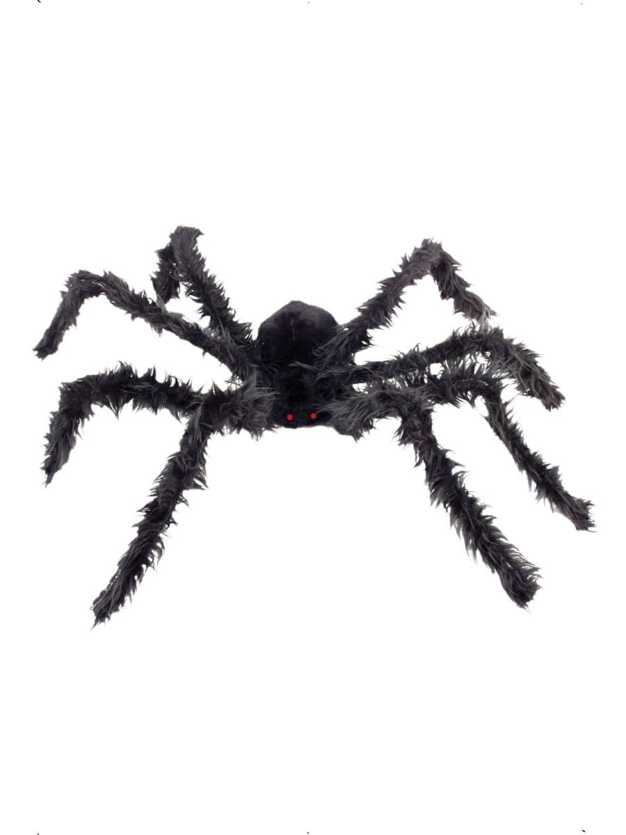 Giant Hairy Spider With Light Up Eyes