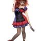 Cirque Sinister Bo Bo The Clown Ladies Halloween Fancy Dress Costume