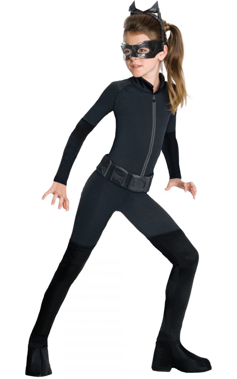 Batman's Catwoman Tween Children's Fancy Dress Costume