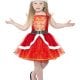 Miss Light Up Santa Children's Christmas Fancy Dress Costume