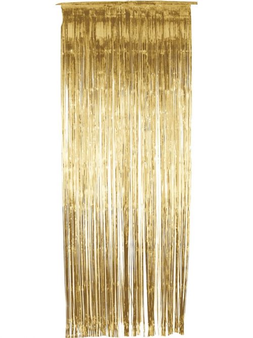 Shimmer Curtain, Metallic Gold