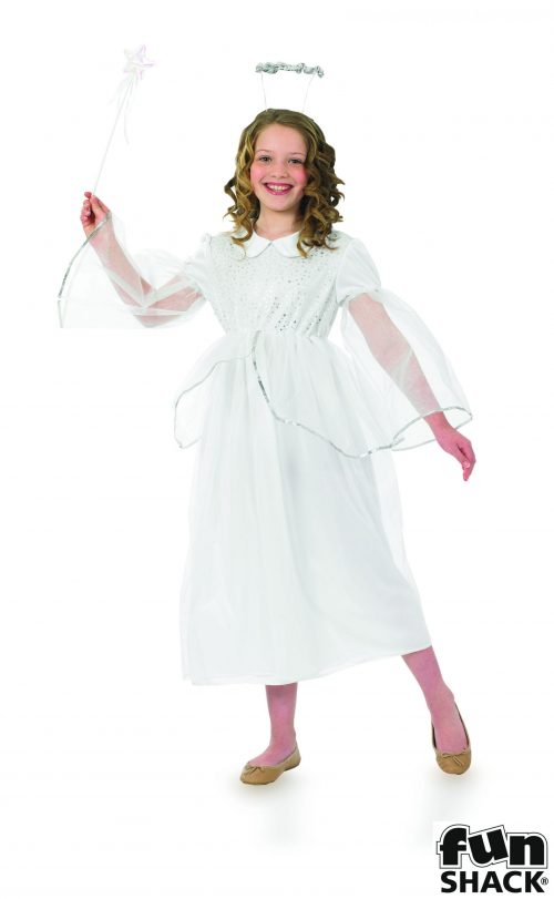 Angelic Angel Children's Christmas Fancy Dress Costume -0