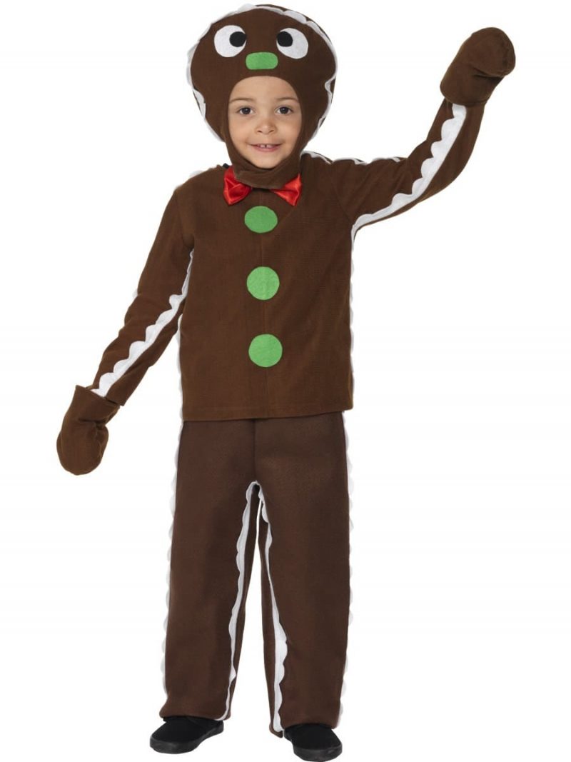 Little Gingerbread Man Children's Christmas Fancy Dress Costume