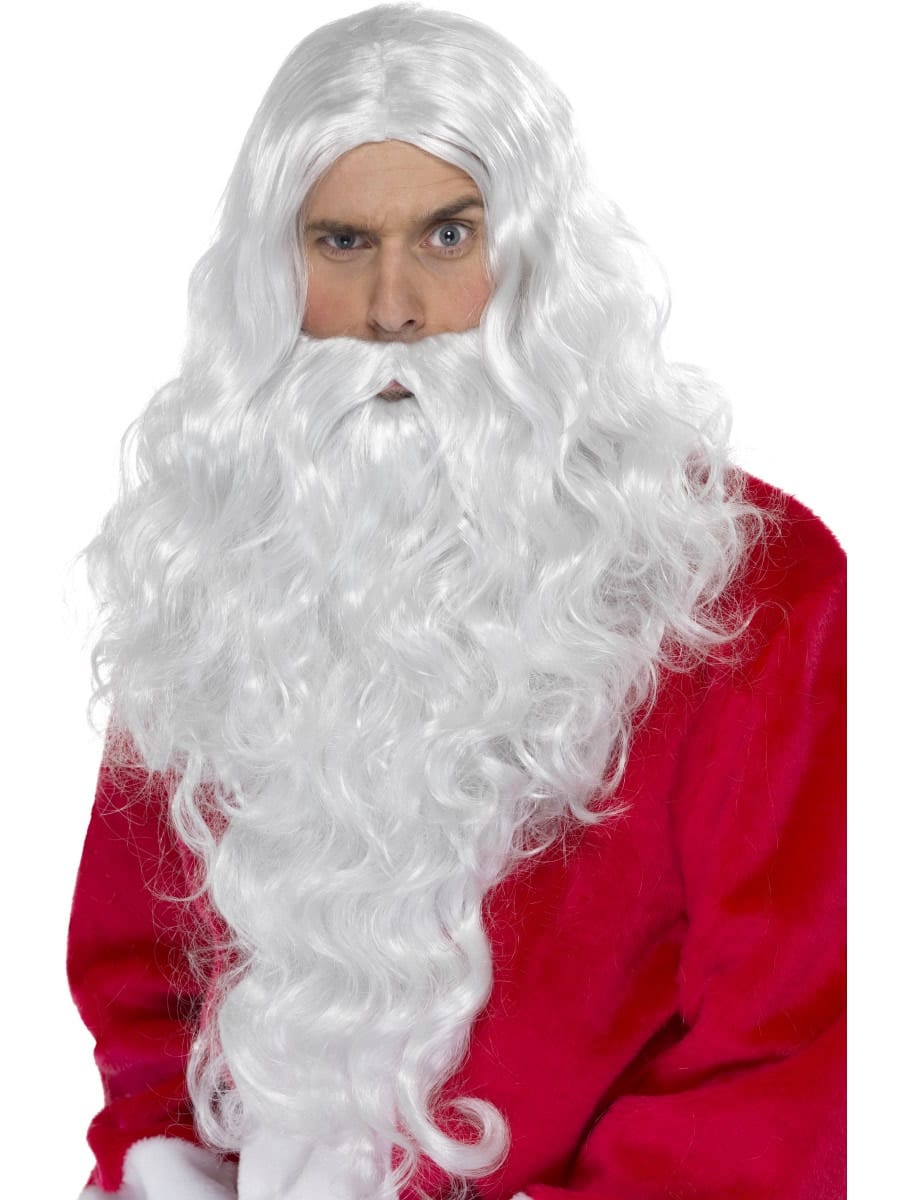 Santa Long Wig & Beard Set