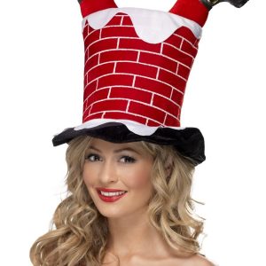 Santa Stuck In Chimney Hat