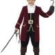 Deluxe Pirate Captain Childrens Fancy Dress Costume