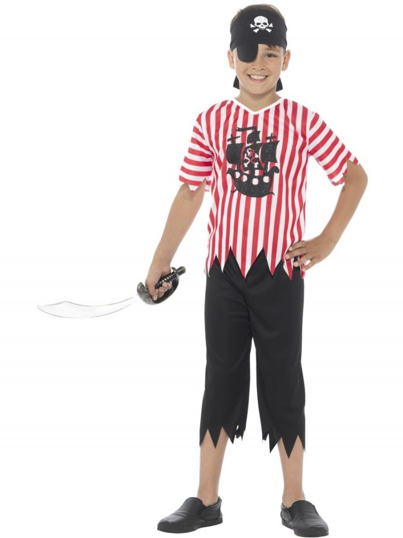 Jolly Pirate Boy Children's Fancy Dress Costume