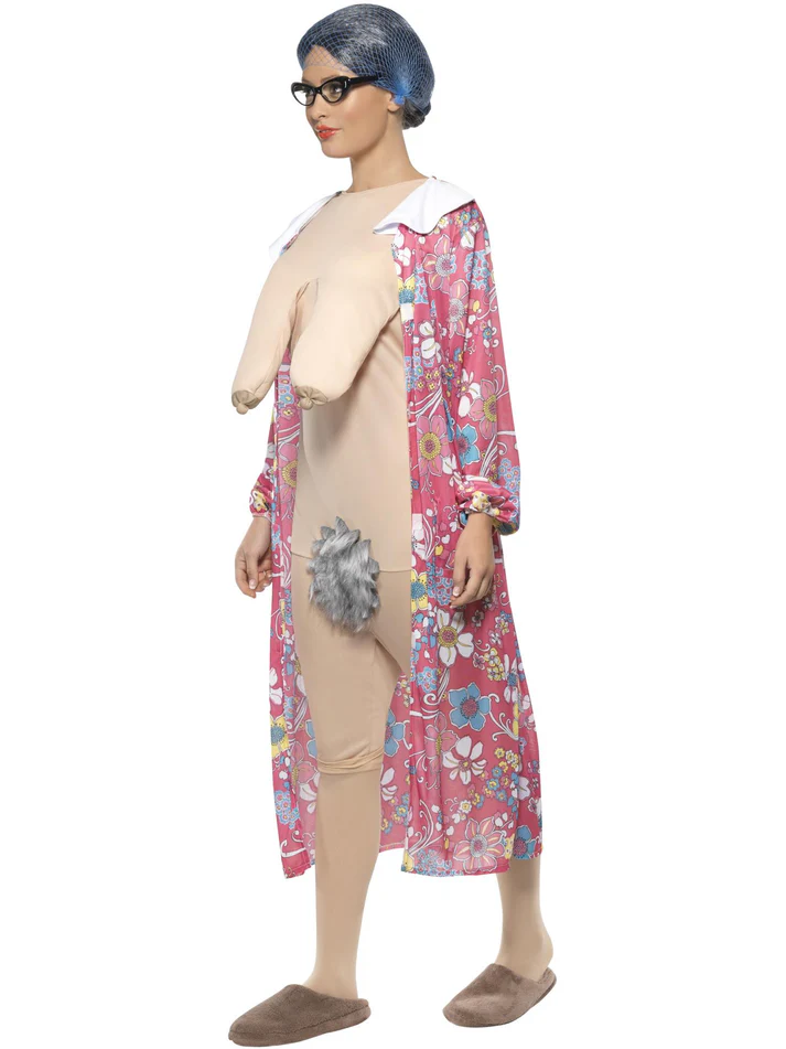 Naked Gravity Granny Ladies Novelty Fancy Dress Costume - Image 2