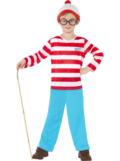 Where's Wally? Wally Boy Children's Fancy Dress Costume