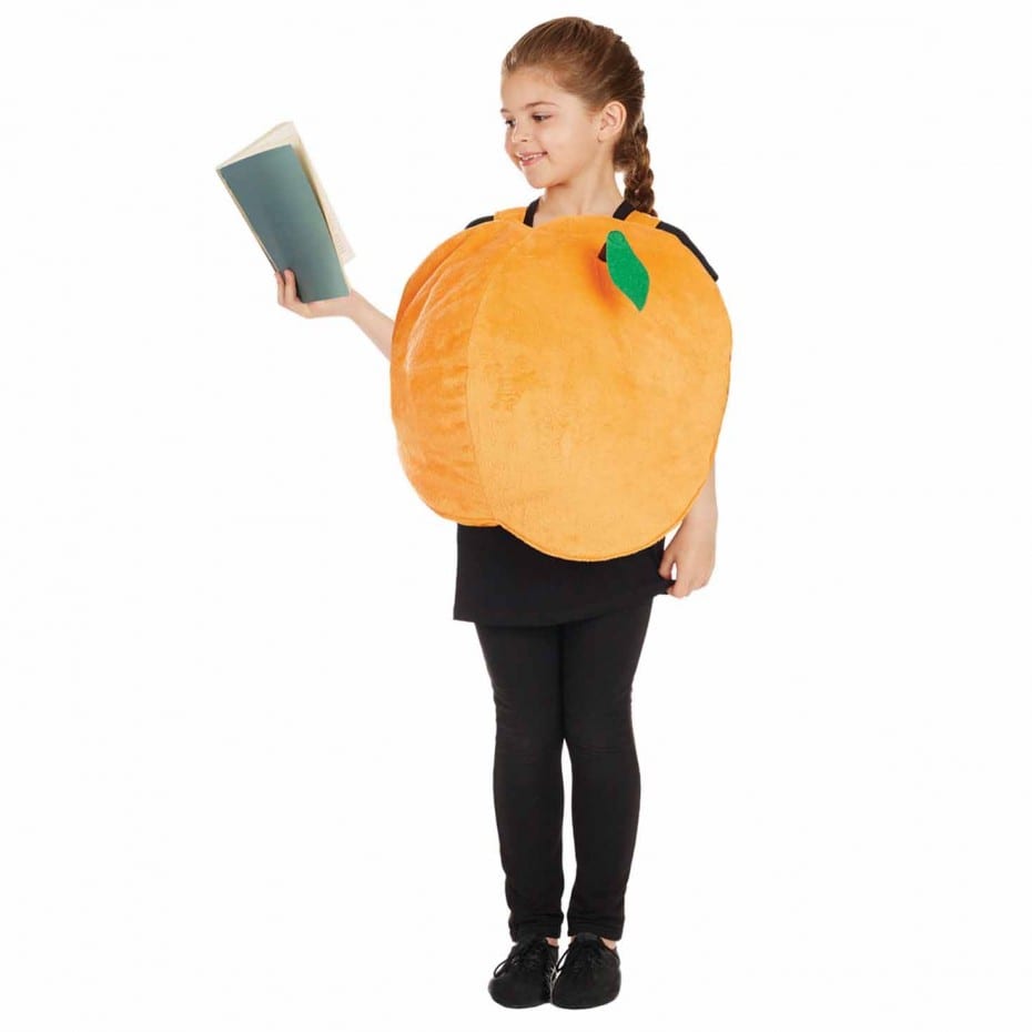 Peach Unisex Children's Fancy Dress Costume