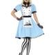 Dark Tea Party Ladies Fancy Dress Costume