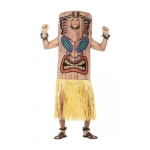 Tiki Totem Pole Men's Fancy Dress Costume