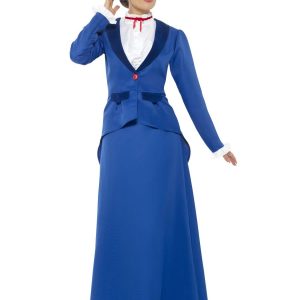 Victorian Nanny (Poppins) Ladies Fancy Dress Costume